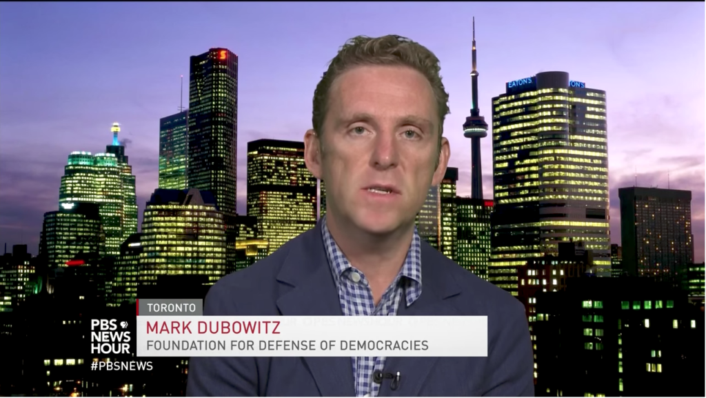Mark Dubowitz NewsHour