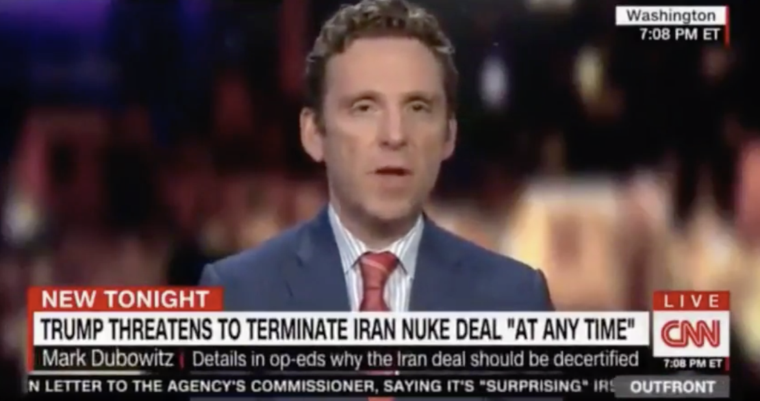 Mark Dubowitz talks Iran Deal on CNN